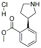 (R)-METHYL 2-(PYRROLIDIN-3-YL)BENZOATE HYDROCHLORIDE Struktur