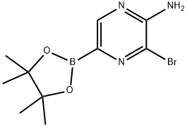 5-AMINO-6-BROMOPYRAZINE-2-BORONIC ACID PINACOL ESTER