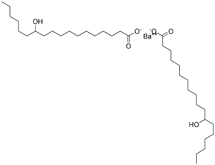 BARIUM-12-HYDROXY STEARATE Structure