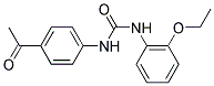 3-[3-(4-ACETYL-PHENYL)-UREIDO]-4-ETHOXY-BENZENE Struktur