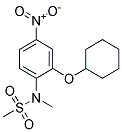 N-(2-CYCLOHEXYLOXY-4-NITRO-PHENYL)-N-METHYL-METHANESULFONAMIDE Structure