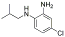 N-(2-AMINO-4-CHLOROPHENYL)-N-ISOBUTYLAMINE Struktur