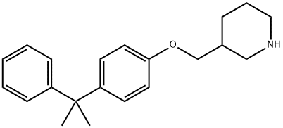 3-([4-(1-METHYL-1-PHENYLETHYL)PHENOXY]-METHYL)PIPERIDINE Structure