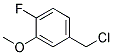 3-METHOXY-4-FLUOROBENZYL CHLORIDE Struktur