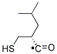 (2R)-2-MERCAPTOMETHYL-4-METHYLPENTANOYL Struktur