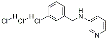 (3-CHLORO-BENZYL)-PYRIDIN-3-YL-AMINE DIHYDROCHLORIDE Struktur