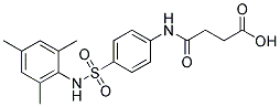 N-[4-(2,4,6-TRIMETHYL-PHENYLSULFAMOYL)-PHENYL]-SUCCINAMIC ACID Structure