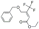 (E)-3-BENZYLOXYMETHYL-4,4,4-TRIFLUORO-BUT-2-ENOIC ACID ETHYL ESTER Struktur