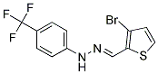 N-(3-BROMO-THIOPHEN-2-YLMETHYLENE)-N'-(4-TRIFLUOROMETHYL-PHENYL)-HYDRAZINE Structure