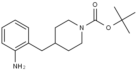 1-N-BOC-4-(2-AMINOBENZYL) PIPERIDINE Struktur