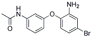 N-[3-(2-AMINO-4-BROMOPHENOXY)PHENYL]ACETAMIDE Struktur