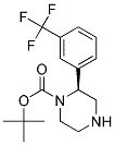 (S)-2-(3-TRIFLUOROMETHYL-PHENYL)-PIPERAZINE-1-CARBOXYLIC ACID TERT-BUTYL ESTER Structure