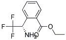 2-((S)-1-AMINO-2,2,2-TRIFLUORO-ETHYL)-BENZOIC ACID ETHYL ESTER Struktur