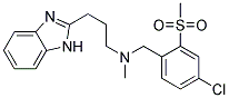 3-(1H-BENZIMIDAZOL-2-YL)-N-[4-CHLORO-2-(METHYLSULFONYL)BENZYL]-N-METHYLPROPAN-1-AMINE Struktur