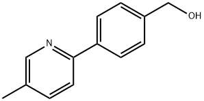 [4-(5-METHYL-PYRIDIN-2-YL)-PHENYL]-METHANOL Structure