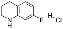 7-FLUORO-1,2,3,4-TETRAHYDRO-QUINOLINE HYDROCHLORIDE Struktur
