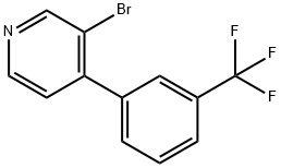 3-BROMO-4-(3-(TRIFLUOROMETHYL)PHENYL) PYRIDINE
