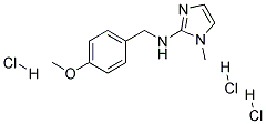 (4-METHOXY-BENZYL)-(1-METHYL-1H-IMIDAZOL-2-YL)-AMINE TRIHYDROCHLORIDE Struktur