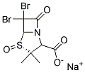 SODIUM, (S)-6,6-DIBROMO-3,3-DIMETHYL-4,7-DIOXO-4LAMBDA4-THIA-1-AZA-BICYCLO[3.2.0]HEPTANE-2-CARBOXYLATE Struktur
