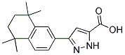 3-(1,2,3,4-TETRAHYDRO-1,1,4,4-TETRAMETHYLNAPHTHALEN-6-YL)-1H-PYRAZOLE-5-CARBOXYLIC ACID Struktur