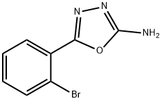 5-(2-BROMOPHENYL)-1,3,4-OXADIAZOL-2-AMINE Structure