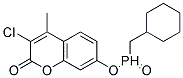 CYCLOHEXYL-METHYL-PHOSPHINIC ACID 3-CHLORO-4-METHYL-2-OXO-2H-CHROMEN-7-YL ESTER Structure