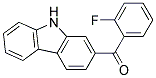 (9H-CARBAZOL-2-YL)-(2-FLUORO-PHENYL)-METHANONE Struktur