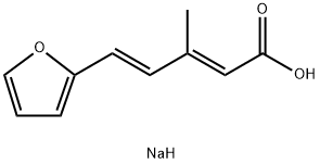 SODIUM, (2E,4E)-5-FURAN-2-YL-3-METHYL-PENTA-2,4-DIENOATE Structure