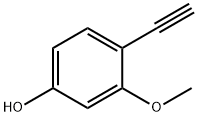 4-乙炔基-3-甲氧基苯酚 結(jié)構(gòu)式