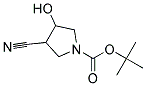 N-Boc-3-cyano-4-hydroxypyrrolidine Structure