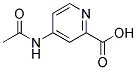 4-ACETAMIDOPYRIDINE-2-CARBOXYLIC ACID Structure