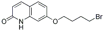 7-(4-BROMOBUTOXY)-(1H)-QUINOLINE-2-ONE Struktur