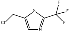 5-(CHLOROMETHYL)-2-(TRIFLUOROMETHYL)THIAZOLE Structure