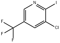 5-溴-2-碘-5-三氟甲基吡啶 結(jié)構(gòu)式