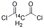 MALONYL DICHLORIDE [2-14C] Struktur