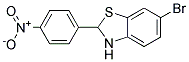 6-BROMO-2-(4-NITRO-PHENYL)-2,3-DIHYDRO-BENZOTHIAZOLE Struktur