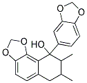 9-(BENZO[D][1,3]DIOXOL-5-YL)-6,7,8,9-TETRAHYDRO-7,8-DIMETHYLNAPHTHO[1,2-D][1,3]DIOXOL-9-OL Structure
