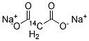 MALONIC ACID-2-14C DISODIUM Struktur