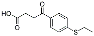 4-(4-ETHYLTHIOPHENYL)-4-OXOBUTYRIC ACID 95% Struktur
