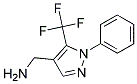 (5-(TRIFLUOROMETHYL)-1-PHENYL-1H-PYRAZOL-4-YL)METHANAMINE Structure
