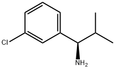 (R)-1-(3-氯苯基)-2-甲丙基-1-胺 結(jié)構(gòu)式