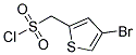 (4-BROMOTHIOPHEN-2-YL)METHANESULFONYL CHLORIDE Structure