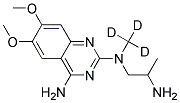 N-(4-AMINO-6,7-DIMETHOXYQUINAZOL-2-YL)-N-METHYL-D3-PROPYLENEDIAMINE Struktur