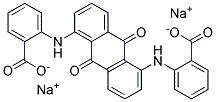 ANTHRAQUINONE-1,5-BIS-ANTHRANILIC ACID DISODIUM SALT Structure