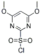 4,6-DIMETHOXYPYRIMIDINE-2-SULFONYL CHLORIDE Structure