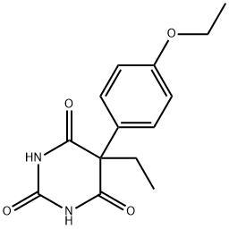 5-(4-ETHOXYPHENYL)-5-ETHYLBARBITURIC ACID Structure