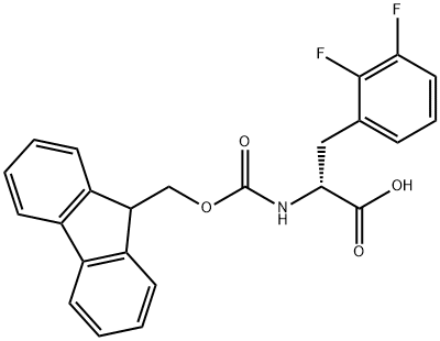 FMOC-2,3-DIFLUORO-D-PHENYLALANINE 結(jié)構(gòu)式