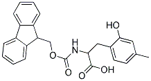 Fmoc-2-hydroxy-4-methyl-DL-phenylalanine Struktur
