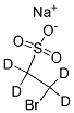 SODIUM BROMOETHANESULFONATE-D4 Struktur
