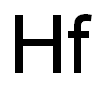 鉿棒, , 結(jié)構(gòu)式
